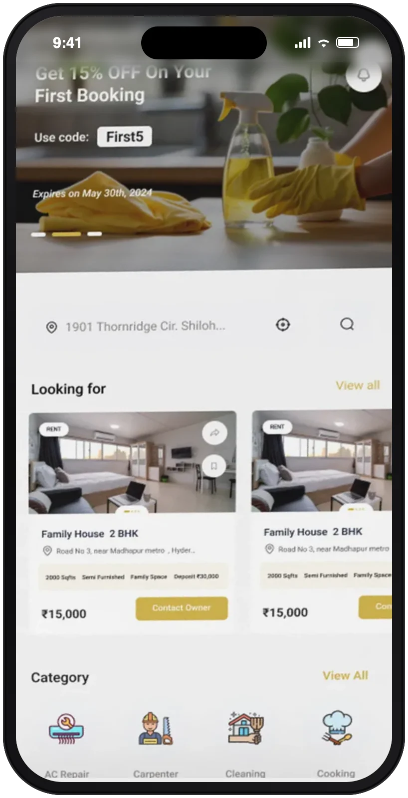 Viswam Realty Connect Customer App