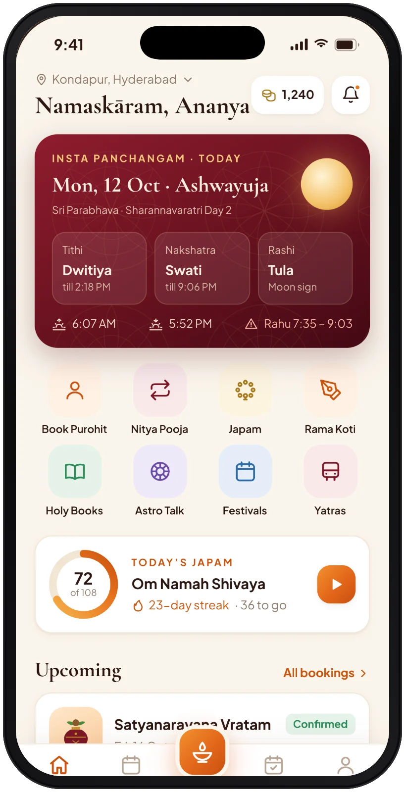 Your Purohith Customer App