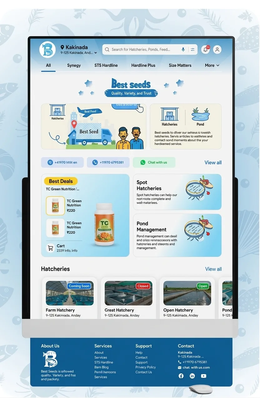 Best Seeds — Food & Delivery project by Techland IT Solutions