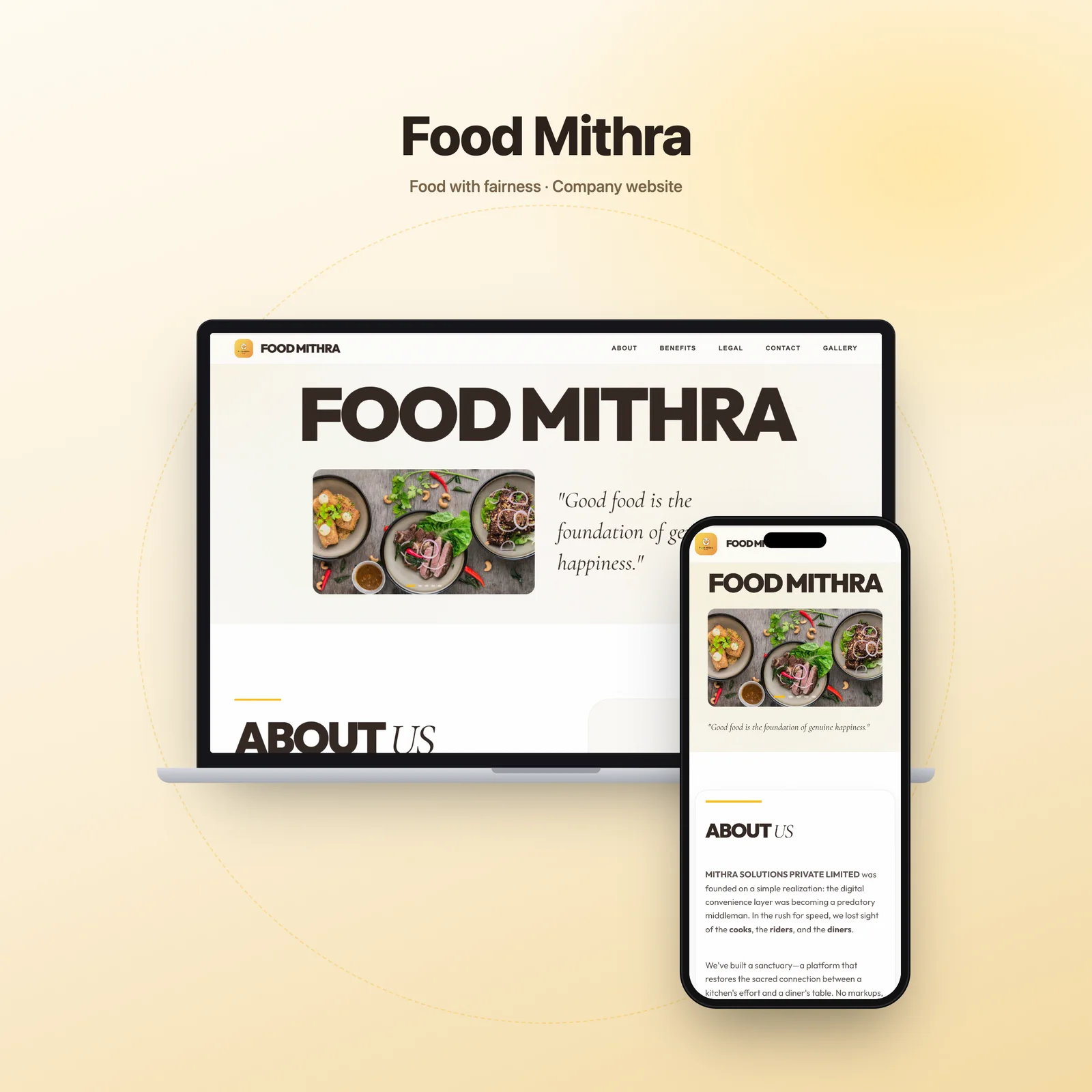 Food Mithra — Food & Delivery project by Techland IT Solutions