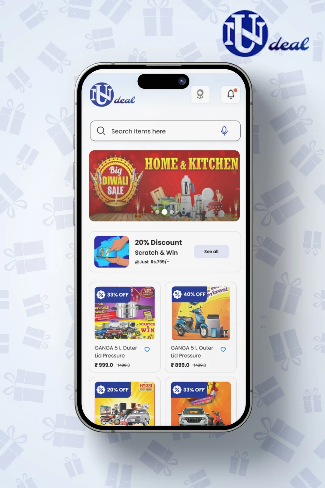 NUDEAL — E-Commerce project by Techland IT Solutions