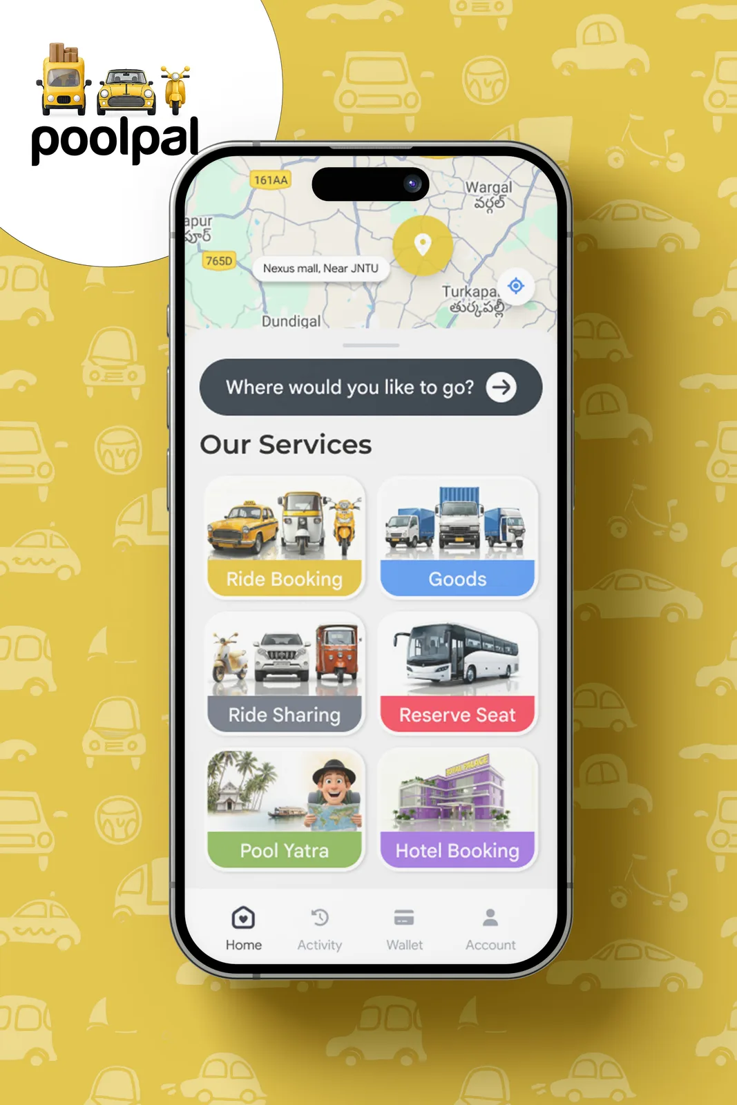 POOL PAL — Transportation project by Techland IT Solutions