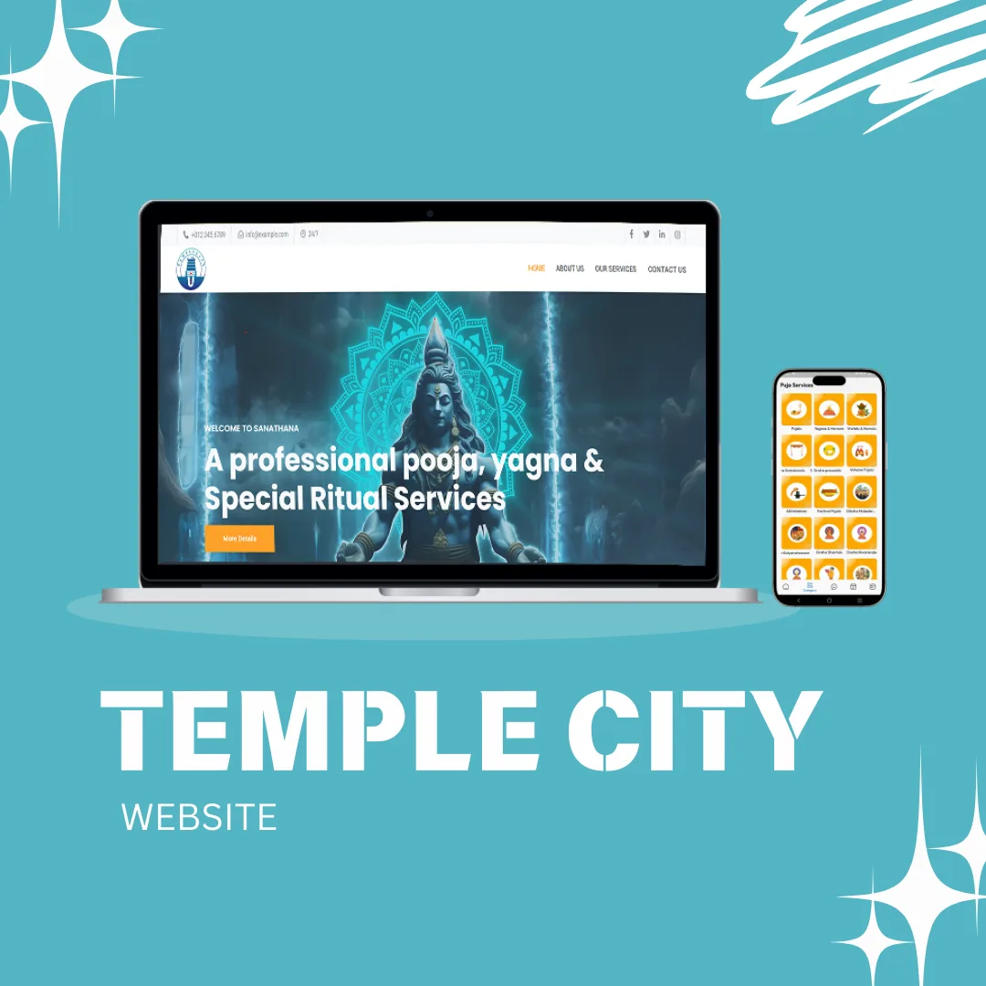 Temple City — Devotional & Spiritual project by Techland IT Solutions