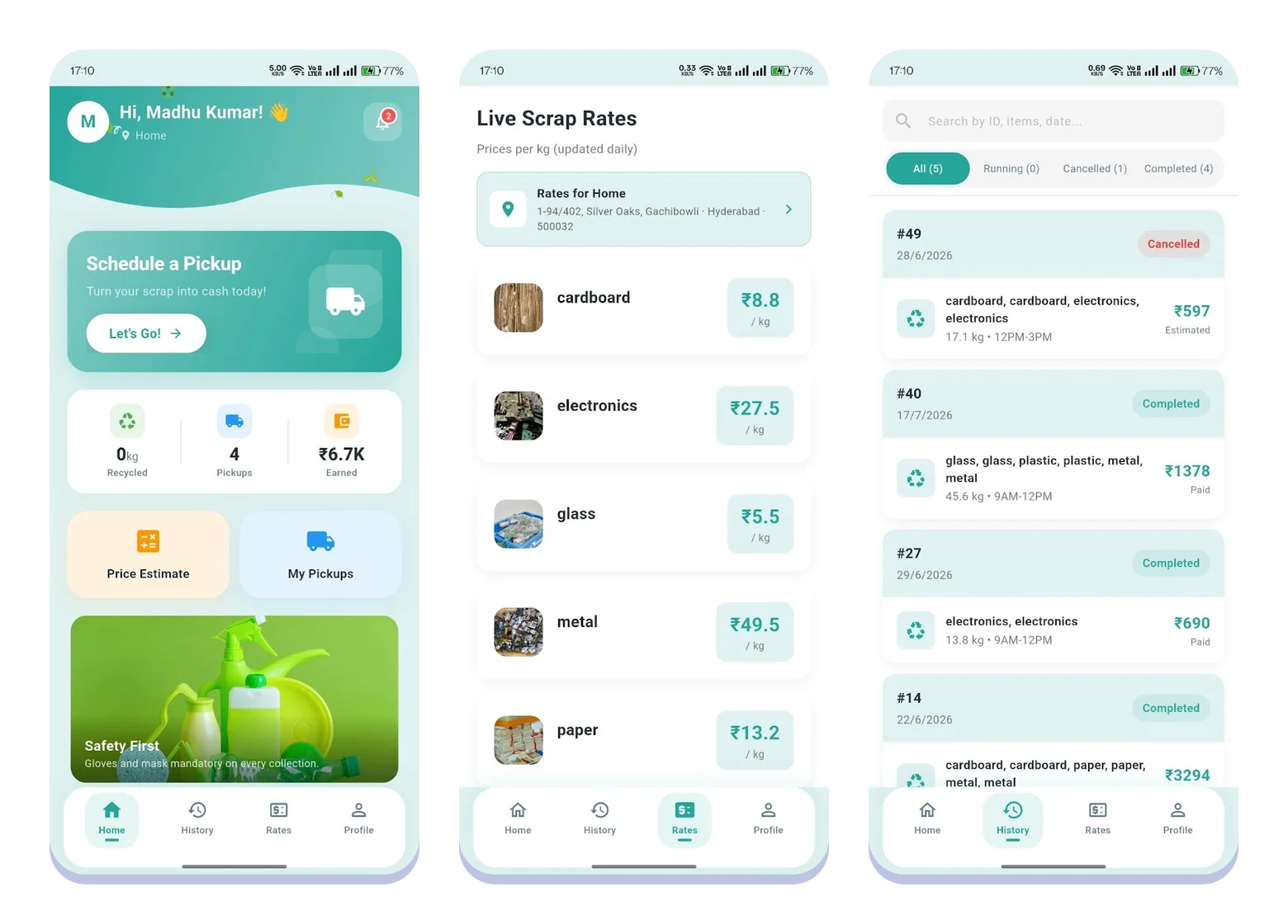 ScrapBandi Customer App