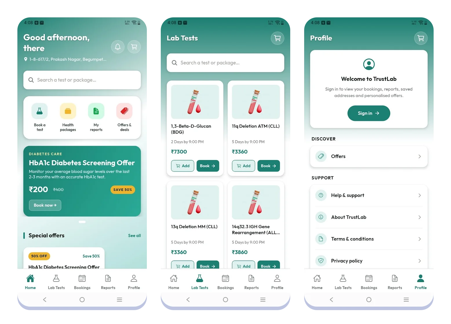TrustLab Diagnostics TrustLab Patient App
