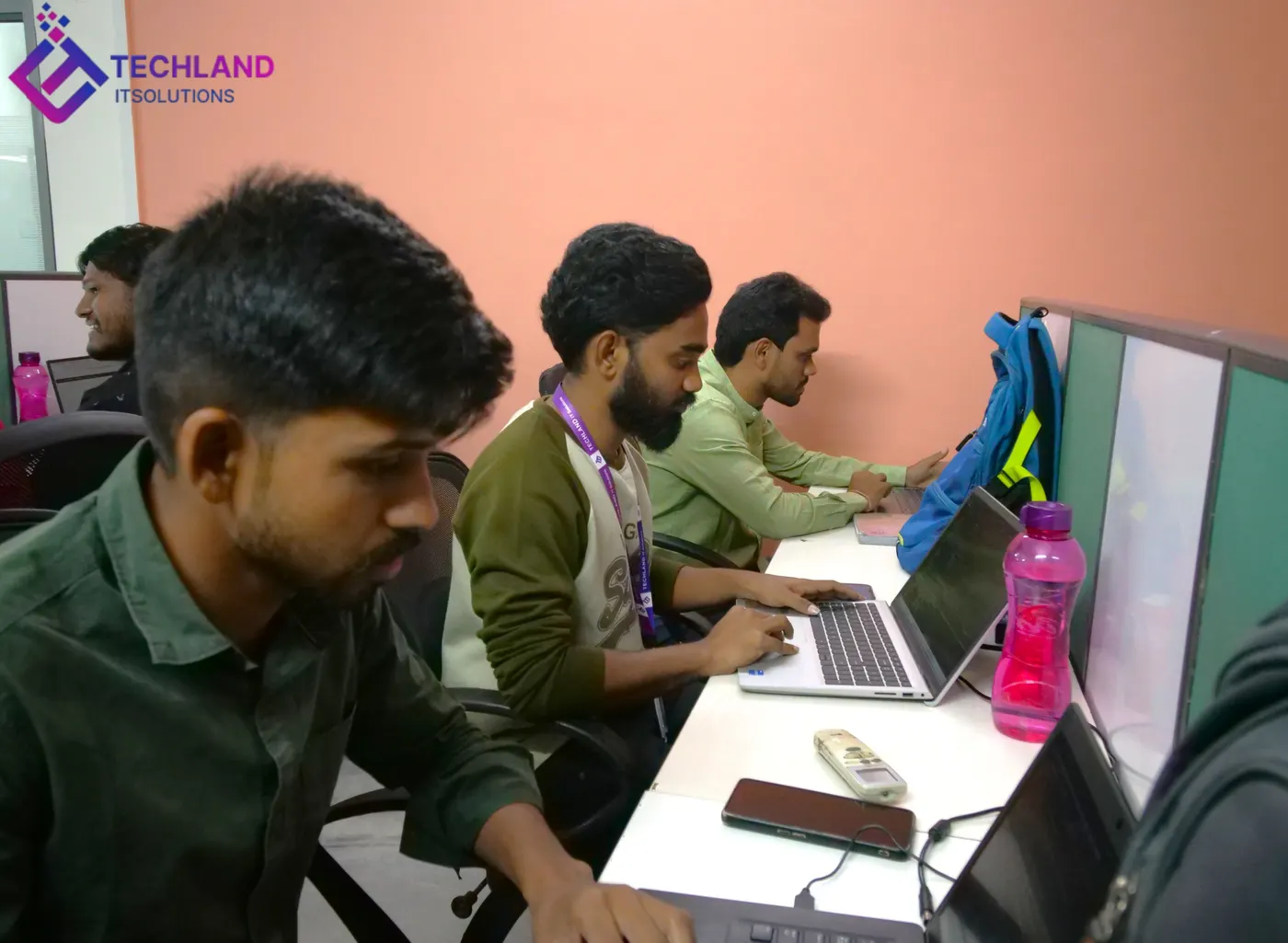 Shipping something — the team at Techland IT Solutions